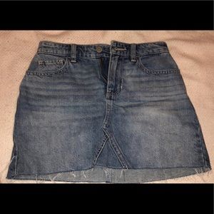 jean skirt